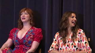 Christina Hendricks and Alysia Reiner With The Moms Part 1 [upl. by Gertrude499]