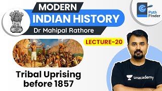 L20 Tribal Revolts Before 1857 l Santhal Revolt l Modern Indian History  UPSC CSE 2021 [upl. by Netsuj]