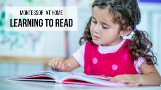 MONTESSORI AT HOME Learning to Read [upl. by Gretta]