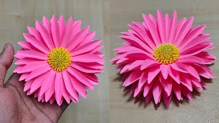 Easy Paper Flowers  ful banano  ফুল বানানো  Paper craft [upl. by Hultin]