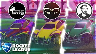 I Recreated The Biggest Rocket League YouTubers Car Designs Ft Musty Mertzy amp SunlessKhan [upl. by Annabell732]