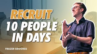 Network Marketing Recruiting – How To Recruit 10 People In 10 Days [upl. by Boniface]