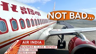 AIR INDIA A320 Business Class 🇮🇳【4K Trip Report Delhi to Mumbai】Better Than Long Haul [upl. by Warfield]