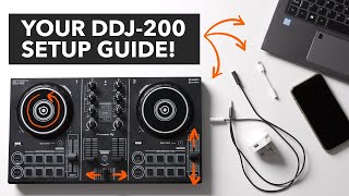 Getting started with the Pioneer DJ DDJ 200  Beginners Set Up Guide [upl. by Ecinrahs51]