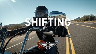 How To Shift a Motorcycle  HarleyDavidson Riding Academy [upl. by Ambert]