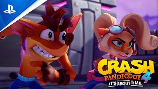 Crash Bandicoot 4 It’s About Time – Gameplay Launch Trailer  PS4 [upl. by Kelula]