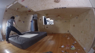 How To Build A Bouldering Wall In Your Home [upl. by Chiaki821]