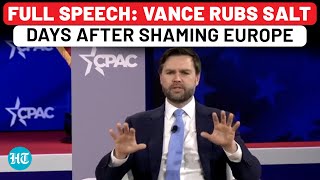 Full Speech JD Vance Launches 2nd Attack On Europe In 1 Week  Trump USA NATO Ukraine Russia [upl. by Mueller676]