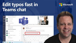 Correct typos fast in Microsoft Teams chat [upl. by Essila650]