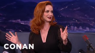 Christina Hendricks On Joining The quotGame Of Thronesquot Cast  CONAN on TBS [upl. by Cherish]