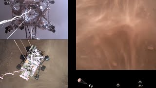 Perseverance Rover’s Descent and Touchdown on Mars Official NASA Video [upl. by Eimmis]