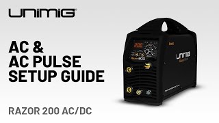 RAZOR 200 ACDC  AC Welding Setup Guide [upl. by Curr404]