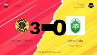 Kaizer Chiefs Vs AmaZulu Highlights for 202324 Season [upl. by Bryce241]