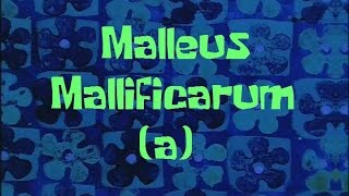 SpongeBob Production Music Malleus Mallificarum a [upl. by Persons]