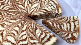 Most beautiful MARBLE CAKE using 1 RECIPE [upl. by Atirihs]