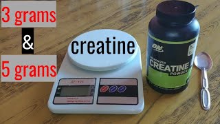 How much is 3 amp 5 grams creatine micronized [upl. by Bartko]