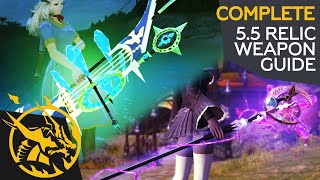 Complete FFXIV Shadowbringers Relic Weapon Guide 558 [upl. by Cerys855]