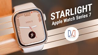 Apple Watch Series 7 STARLIGHT Unboxing New Silver or Gold [upl. by Tutankhamen]