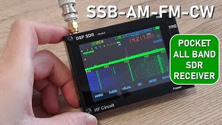 Pocket ALL BANDALL MODE SDR receiver Malachite clone [upl. by Eduj]