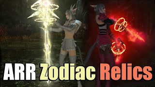 All A Realm Reborn Relic Weapons Zodiac [upl. by Rizika]