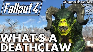 Fallout 4 Theory What is or are Deathclaws Origins and Lore PumaTheories [upl. by Nerine372]