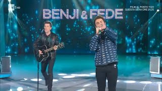 Benji e Fede cantano Magnifico difetto  Domenica In 26012020 [upl. by Zolnay940]