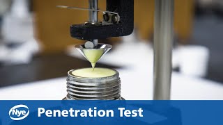 Lubricant Testing 101 Penetration P0 amp P60 by Nye Lubricants [upl. by Suiravad]