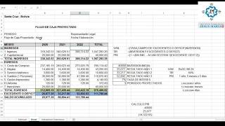 FLUJO DE CAJA PROYECTADO [upl. by Araminta]