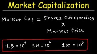 Market Capitalization of Stocks [upl. by Ddarb]