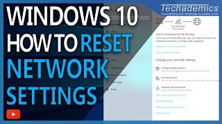 How To Reset All Network Settings On Windows 10  Tutorial [upl. by Carlton400]