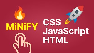 Minify CSS JavaScript HTML easily right from Code Editor [upl. by Hutt]