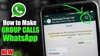 How to Make Group Calls on WhatsApp  WhatsApp Group Calling [upl. by Uttica683]