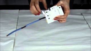 How to fit an RCBO in Isobar three phase distribution board [upl. by Anoiuq]