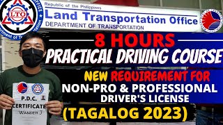 LTO PRACTICAL DRIVING COURSE PDC  DRIVERS LICENSE UPDATED REQUIREMENT  TAGALOG [upl. by Therron]