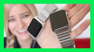 NEW Apple Watch Steel version  iJustine [upl. by Eylhsa]