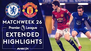 Chelsea v Manchester United  PREMIER LEAGUE HIGHLIGHTS  2282021  NBC Sports [upl. by Jaquith393]