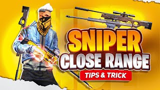 Sniper Top 5 Close Range Tricks  Garena Free Fire [upl. by Ecinerev]