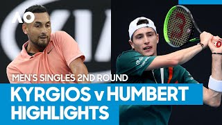 Nick Kyrgios vs Ugo Humbert Match Highlights 2R  Australian Open 2021 [upl. by Nahshon908]