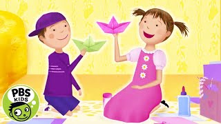 Pinkalicious amp Peterrific  ✨Make SPARKLE Paper Boats with Pinkalicious  PBS KIDS [upl. by Locke118]