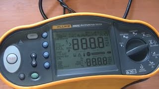 RCD Testing using a Fluke Multifunction Tester [upl. by Aspa545]