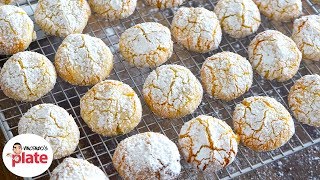 AMARETTI BISCUITS  How to Make Almond Amaretti Cookies [upl. by Dde]