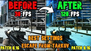 The Best Settings For Escape From Tarkov 2025 Increase FPS [upl. by Goodwin83]