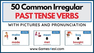 50 Irregular Past Tense Verbs In English [upl. by Kavanaugh]