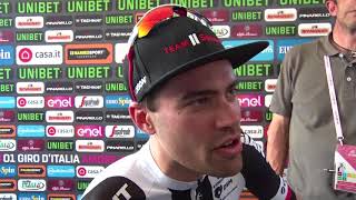 Tom Dumoulin  Postrace interview  Stage 21  Giro dItalia  Tour of Italy 2018 [upl. by Ettedualc]