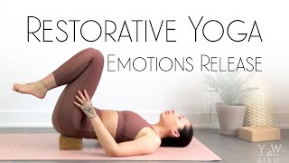 20 Minute Restorative Yoga for Stress amp Emotional Relief [upl. by Aridni]