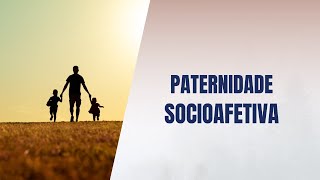 Paternidade socioafetiva [upl. by Rissa]