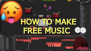 MAKING MUSIC FOR FREE  HOW TO MAKE MUSIC FOR FREE  AUDIOTOOL TUTORIAL [upl. by Odareg50]