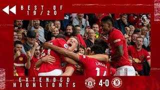 Best of 1920  Manchester United 40 Chelsea  Reds on Fire on Opening Day [upl. by Etennaej]