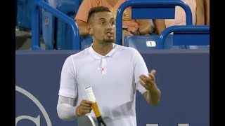 Nick Kyrgios has explosive meltdown in Cincinnati [upl. by Ykcaj382]