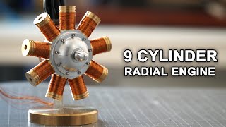 Making a Solenoid 9Cylinder Engine [upl. by Enyrehtac]